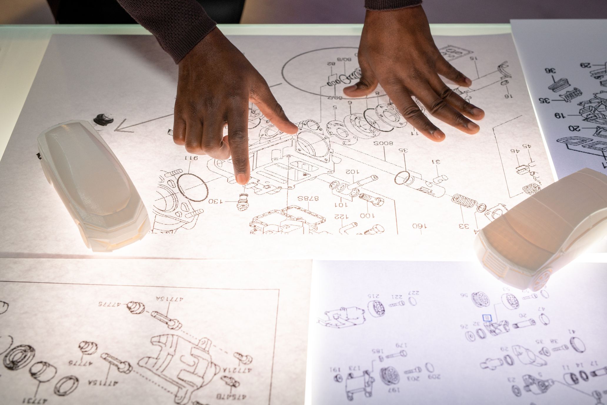 Interfacce tecniche a disegno | Il Lavoro di Eri Lighting